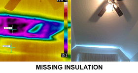 Missing insulation/Infrared